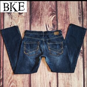 34x34 BKE Carter Straight Mens Blue Jeans Like New
